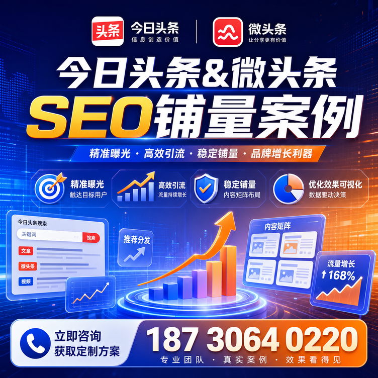 洛阳头条号SEO矩阵批量内容铺量成功案例